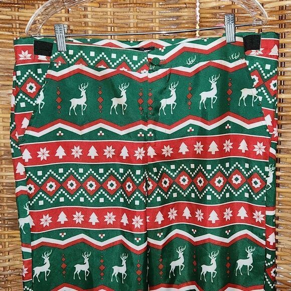 Suitmeister Christmas Reindeer Christmas Tree Pants L 42/44 - Picture 2 of 8